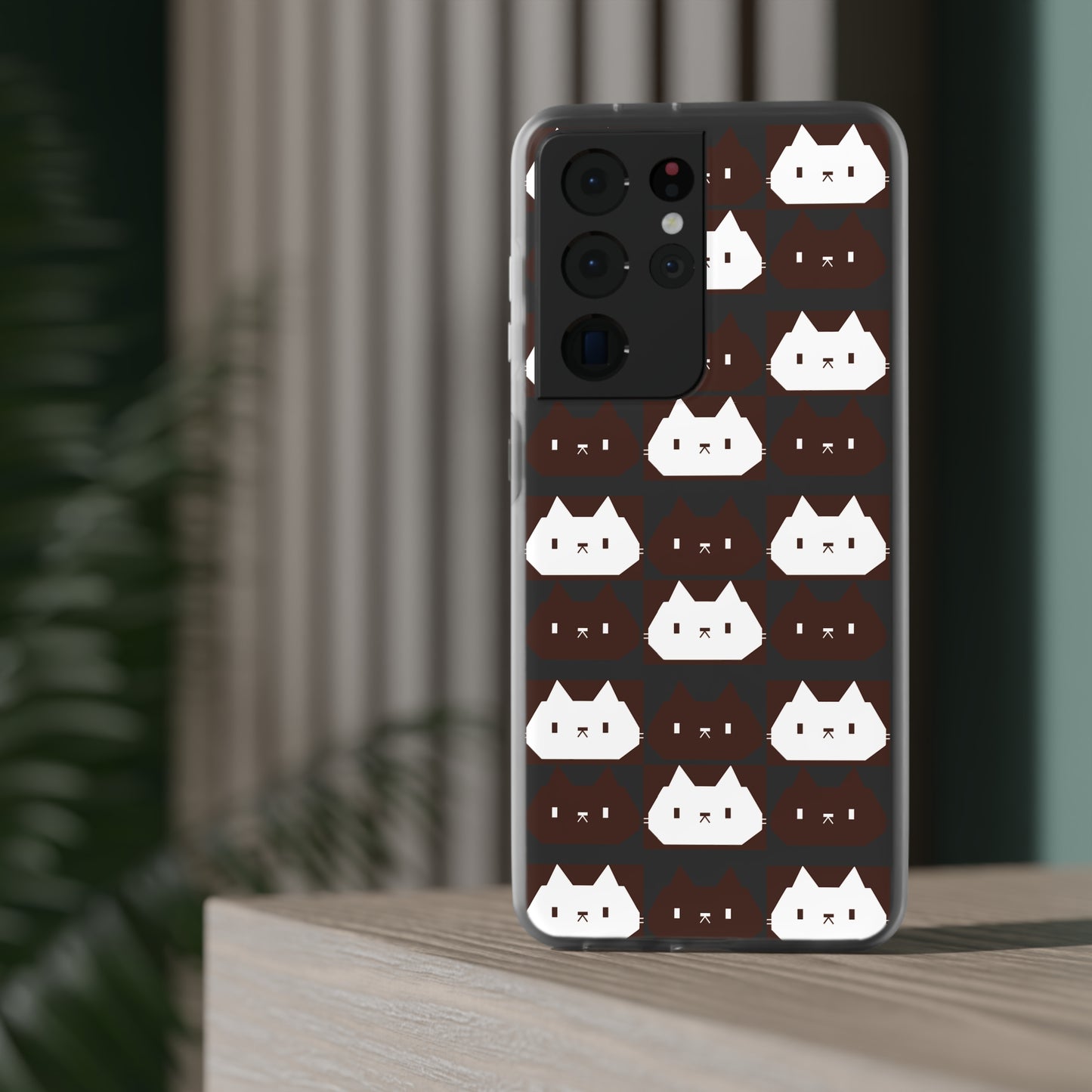 Cat Pattern - Flexi Cases